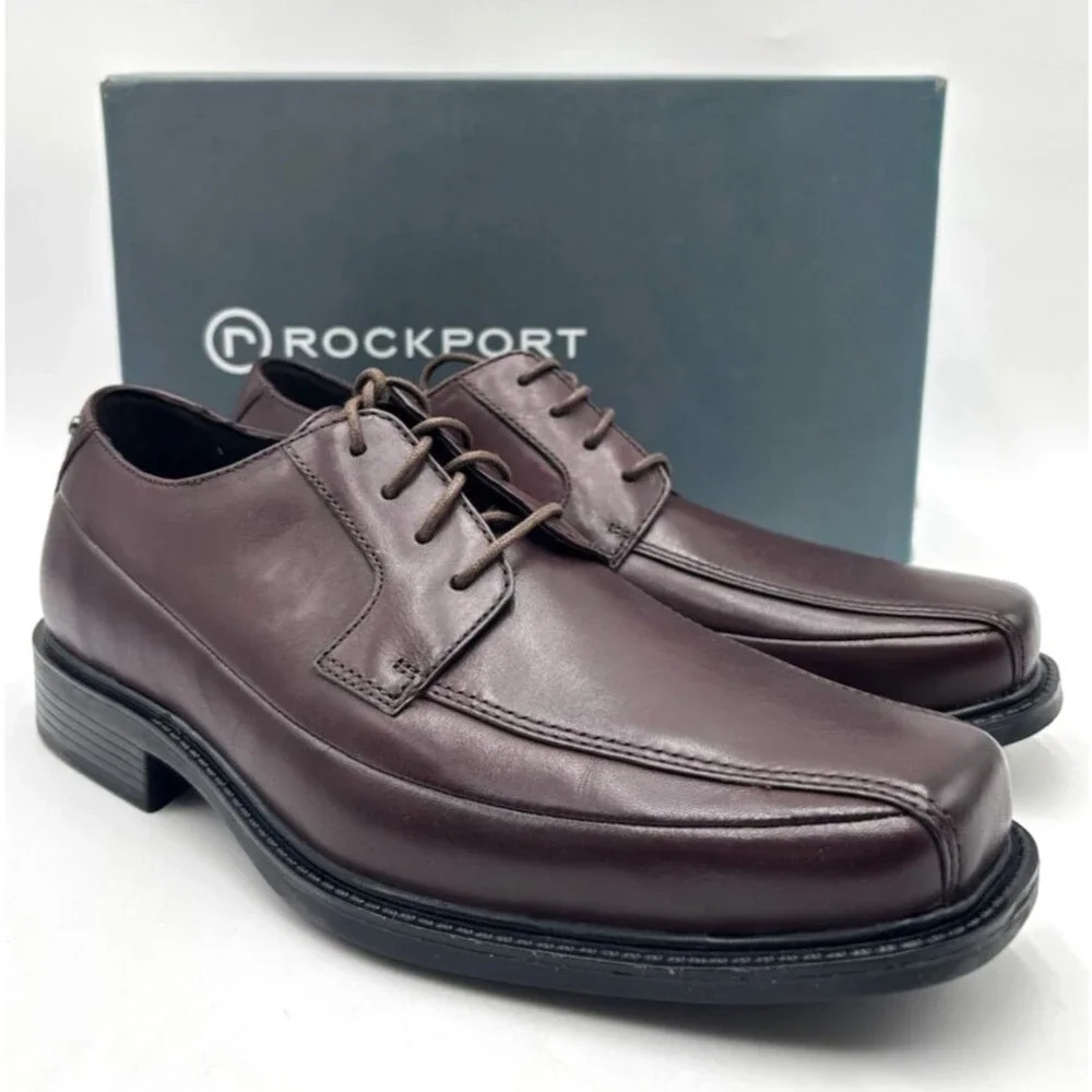 Rockport K70881 FELSON Men's NEW Lace-Up Oxford Shoes Brown US Size 8 W